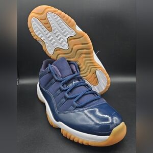 Size 11.5 - Air Jordan 11 Retro Low Navy Gum